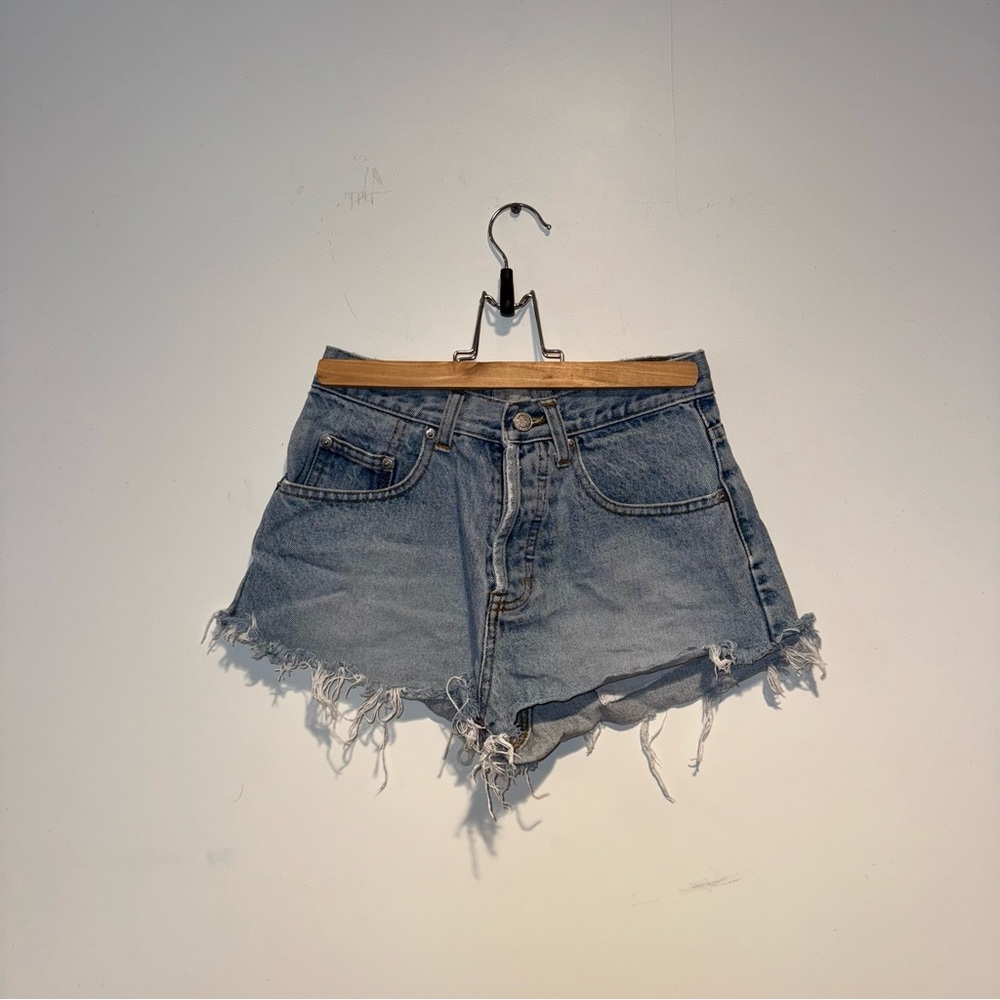 Denim Distressed Women Shorts